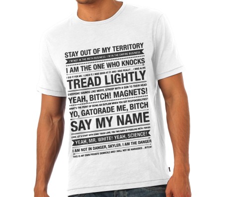 Breaking Bad Typography T-Shirt