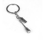 Barbed Wire Baseball Bat Walking Dead Metal Keychain