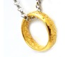 Happy Giftmart Lord of The Rings Gold Ring Pendant and Chain for Girls & Guys