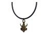 Happy GiftMart Supernatural Dean Winchester Mask Vintage Amulet Pendant Bronze Necklace