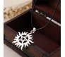 Supernatural Dean Pentagram Sun Star Silver Color Pedant Movie Necklace For Men And women