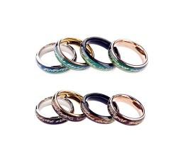 1 Pc of Lord Of Rings Mood Ring Color Changing Ring Based on Emotions Change For Woman Man / Unisex