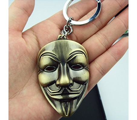 Vandetta Golden Mask Keychain