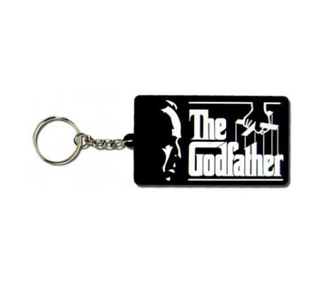 The Godfather Movie Metal Logo Keychain