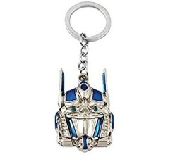 Transformers Optimus Prime Mask Metal keychains Silver / Blue