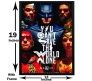Justice League Flash Batman Wonder Woman Aquaman Poster By Happy GiftMart Licensed by WB