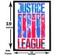 Justice League Flash Batman Wonder Woman Aquaman Flash Cyborg Art Poster By Happy GiftMart by WB