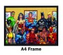 Justice League Flash Batman Wonder Woman Green Lantern Superman Comic Cartoon Poster By Happy GiftMart Licensed by WB