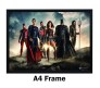  Justice League Flash Batman Wonder Woman Aquaman Cyborg Poster By Happy GiftMart Licensed by WB
