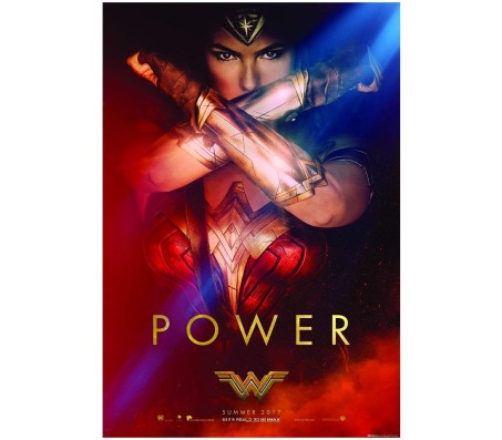 Wonder Woman Power Poster By Happy GiftMart Licensed by WB