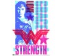 Wonder Woman Typography Poster By Happy GiftMart Licensed by WB