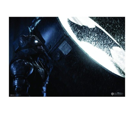 Batman Logo in Sky Poster by Happy GiftMart Licensed by WB