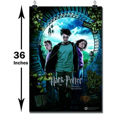 Harry Potter and Prisoner of Azkaban Movie Poster By Happy GiftMart Licensed by WB