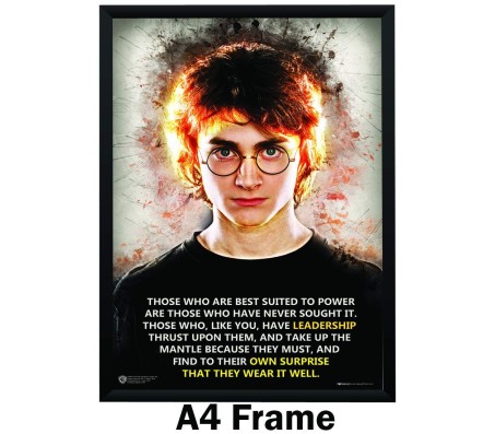 Harry Potter quotes 'Leadership' Poster By Happy GiftMart Licensed by WB
