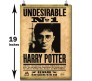 Harry Potter Undesirable No.1 Old Paper Style Poster by Happy GiftMart Licensed by WB