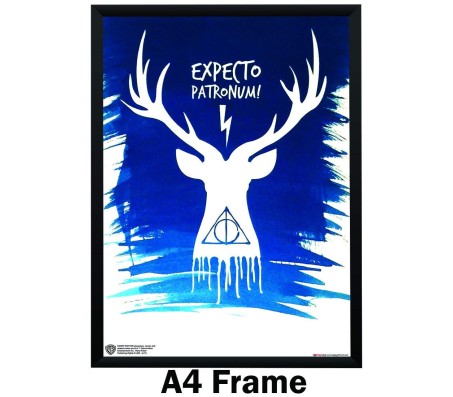 Harry Potter Expecto Patronum Deathly Hallows Art Poster By Happy GiftMart Licensed by WB
