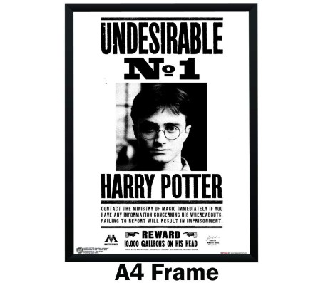  Harry Potter 'Undesirable No.1' Poster By Happy GiftMart Licensed by WB