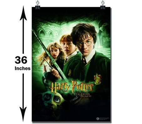 Harry Potter Chamber of Secrets Movie Poster By Happy GiftMart Licensed by WB