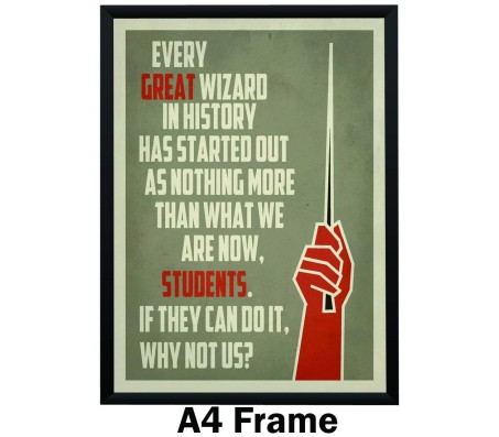 Harry Potter quotes 'Every Great Wizard' Poster By Happy GiftMart  Licensed by WB