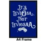 Harry Potter Its Leviosa Not Leviosaa Quote Poster By Happy GiftMart Licensed by WB