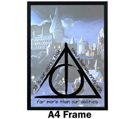 Harry Potter Its Our Choices Motivational Poster  By Happy GiftMart Licensed by WB