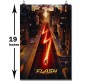  Flash Logo TV Series Sky Scraper Poster by Happy GiftMart Licensed by WB