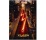  Flash Logo TV Series Sky Scraper Poster by Happy GiftMart Licensed by WB