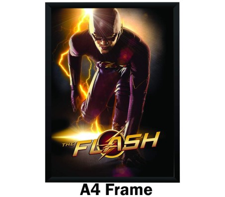 Flash Close up Face Poster by Happy GiftMart Licensed by WB