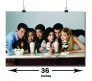 Friends TV Series All Drinking Coffee Chandler Rachel Phoebe Ross Joey Monica Poster by Happy GiftMart Licensed by WB