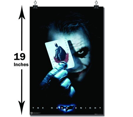 Licensed Joker Holding Batman Joker Card Poster By Happy GiftMart Licensed by WB