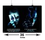 Batman Joker Inpirational Motivation Quote Poster by Happy GiftMart Licensed by WB