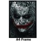 Joker Face Typography Quotes Sayings Poster By Happy GiftMart Licensed by WB