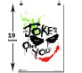 Joker The Jokes On You Quote Poster By Happy GiftMart Licensed by WB
