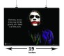 Joker Madness Quote Poster By Happy GiftMart Licensed by WB