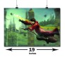 Herry Potter Quidditch Poster by Happy GiftMart Licensed by WB