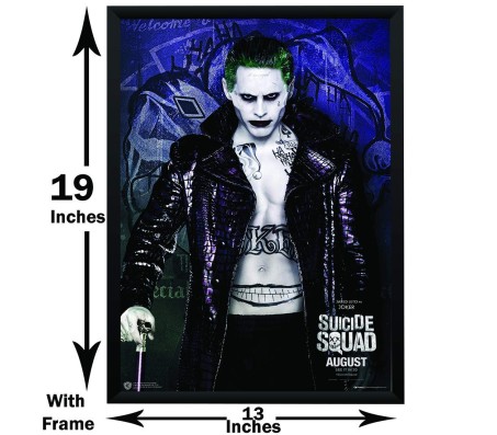 Joker Suicide Squad Jared Leto Poster by Happy GiftMart Licensed by WB