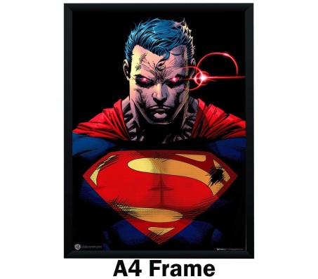 Superman Eye Laser Beam Poster by Happy GiftMart Licensed by WB