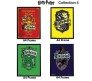  Harry Potter Set of 4 Houses Gryffindor Hufflepuff Slytherin Ravenclaw  Poster by Happy GiftMart Licensed by WB