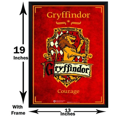 Harry Potter Gryffindor Poster by Happy GiftMArt Licensed by WB
