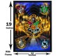 Harry Potter Hogwarts Crests Poster by Happy GiftMart  Licensed by WB