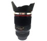 Stainless Steel Inside Camera Lens Coffee Mug Cup With Cookie Holder