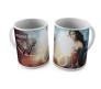 WB Official Licensed Justice League Wonder Woman "Justice Begin With Her" Ceramic Coffee Mug 1 QTY - Birthday Gift Idea