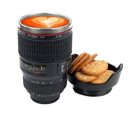 Gadget Paradise Canon Cookie Holder Camera Lens Mug Flask