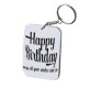 Happy Birthday Ceramic Mug with Keyring for Birthday Gift