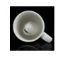 Creative Inner Shark Attack Ceramics Coffee Mug - White (300ml)