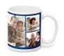 Personalized Collage Mug With Your Photos & Messages With Free Teddy Keychain