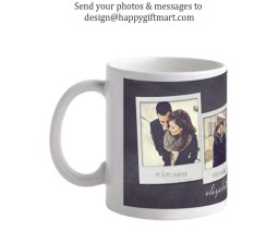Happy GiftMart Personalized Collage Mug With Your Photos & Messages