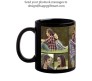 Personalized Black Collage Mug With Your Photos & Messages