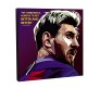 Lionel Messi Get Better and Better Motivational Inpirational Quote Pop Art Wooden Frame Poster