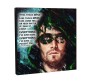 Green Arrow Motivational Inpirational Quote Pop Art Wooden Frame Poster